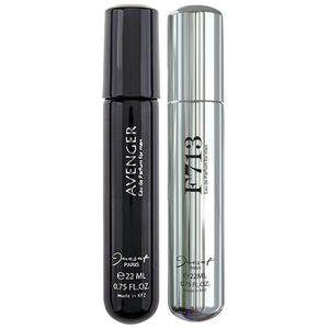 عطر جیبی مردانه ژک ساف مدل avenger حجم 22 میلی لیتر به همراه عطر جیبی مردانه مدل f713 حجم 22 میلی لیتر